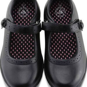 JABASIC Girl's Mary Jane School Uniform Shoes